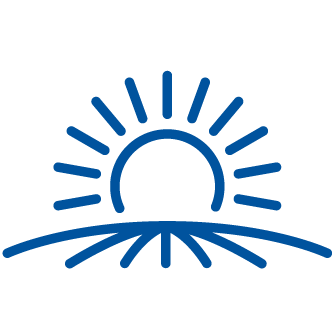 Icon depicting a horizon